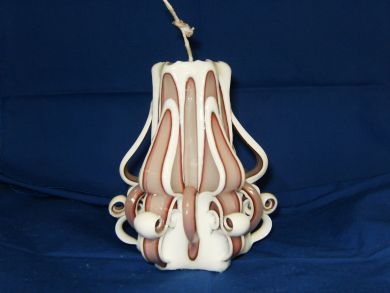 6" Sculptured Candle