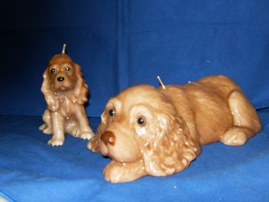 Small Cocker Spaniel Candle