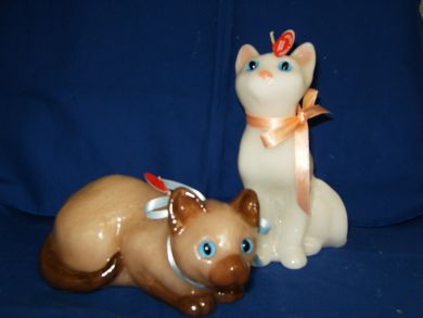 Siamese Cat Candle